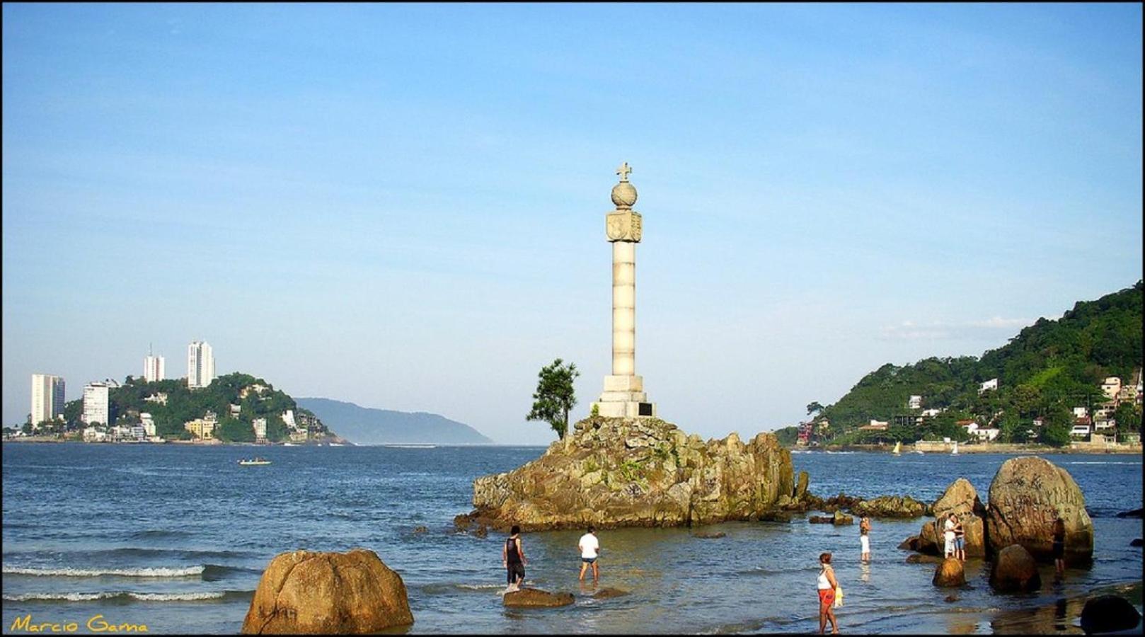 Kitinete 1514 Com Vista Para O Mar São Vicente Екстериор снимка
